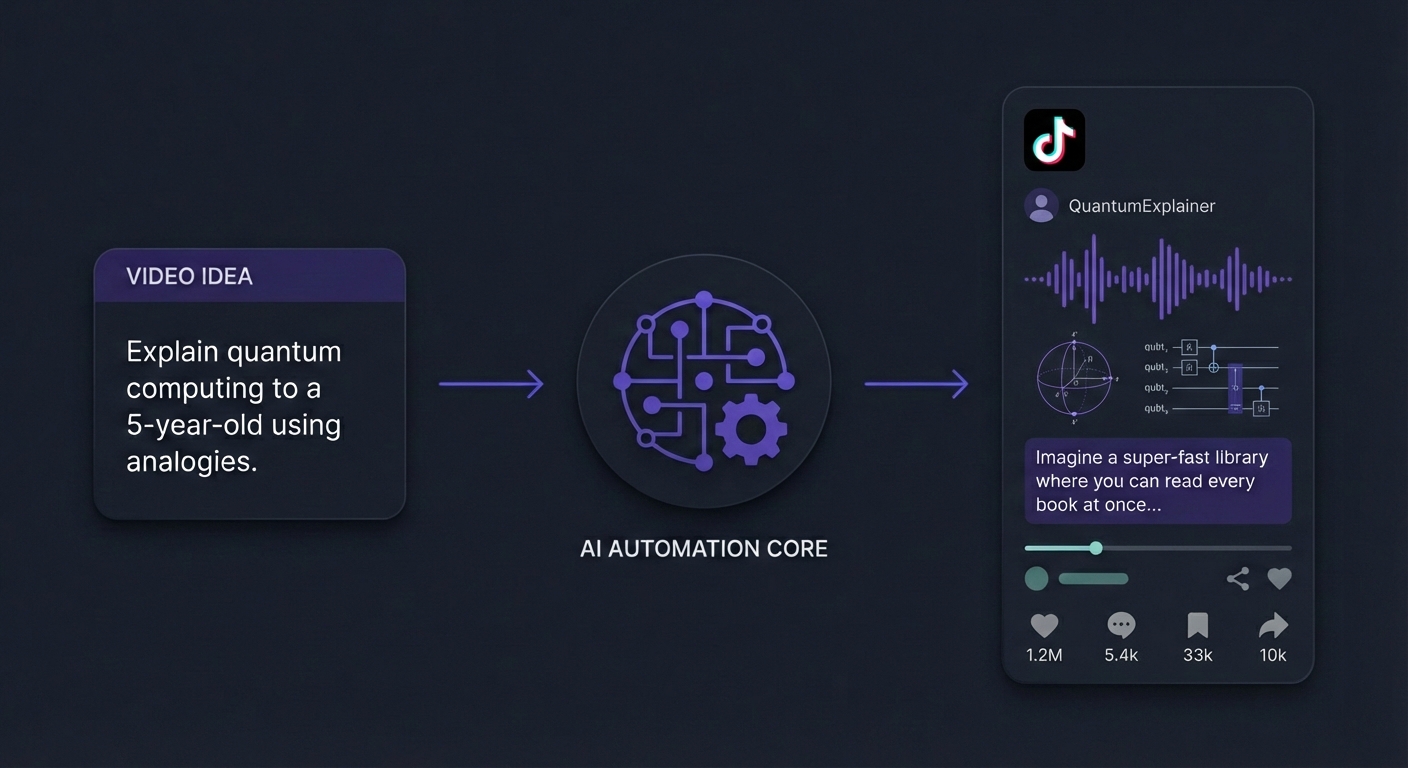 TikTok content pipeline running on autopilot
